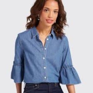 Draper James denim shirt
